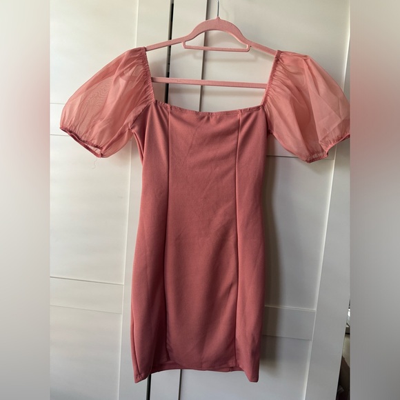 Peach Mini Dress - Picture 2 of 2
